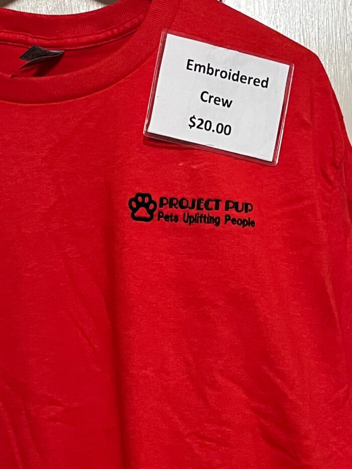 Embroidered Crew Tee Shirts